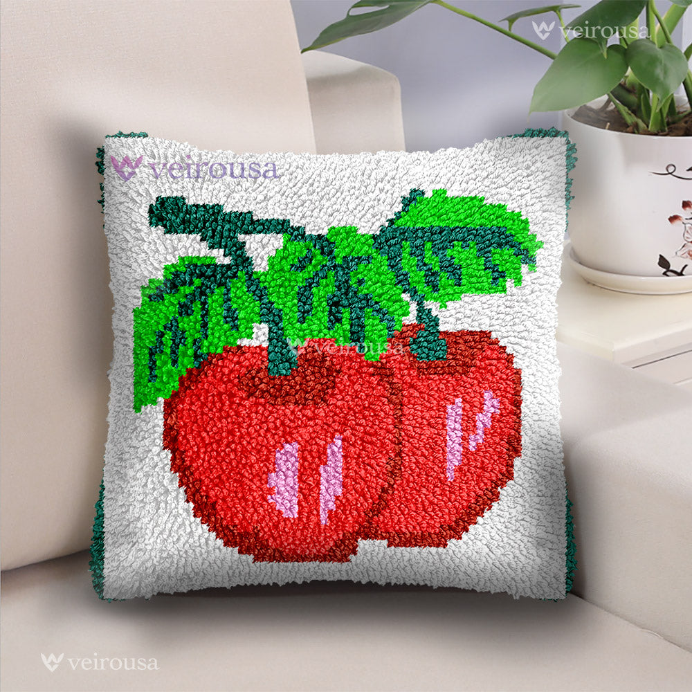 Fruit Design Latch Hook Pillow Kit