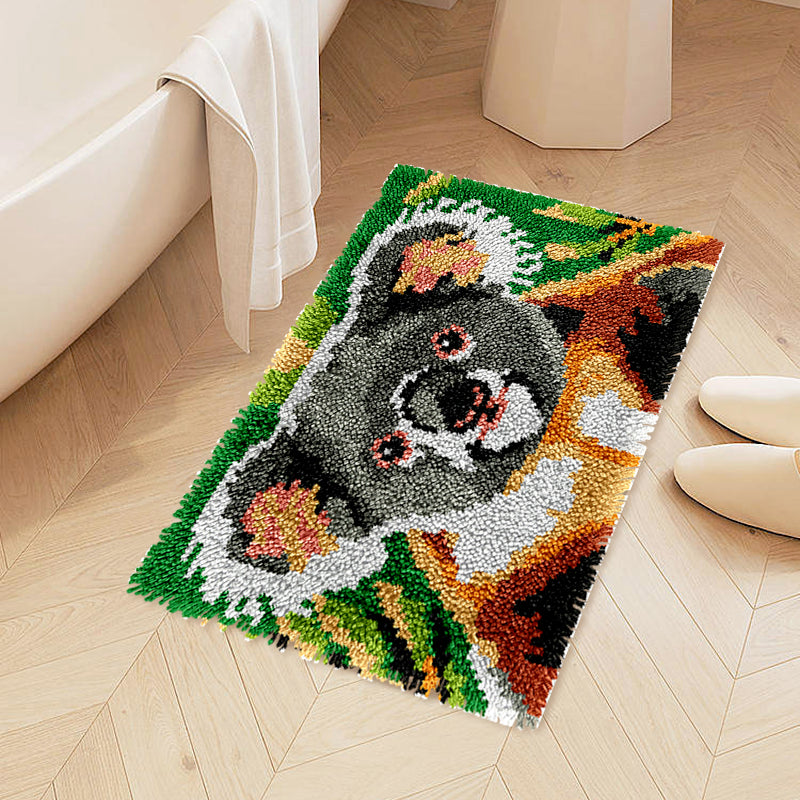 Lovable Koala Latch Hook Rug Kit