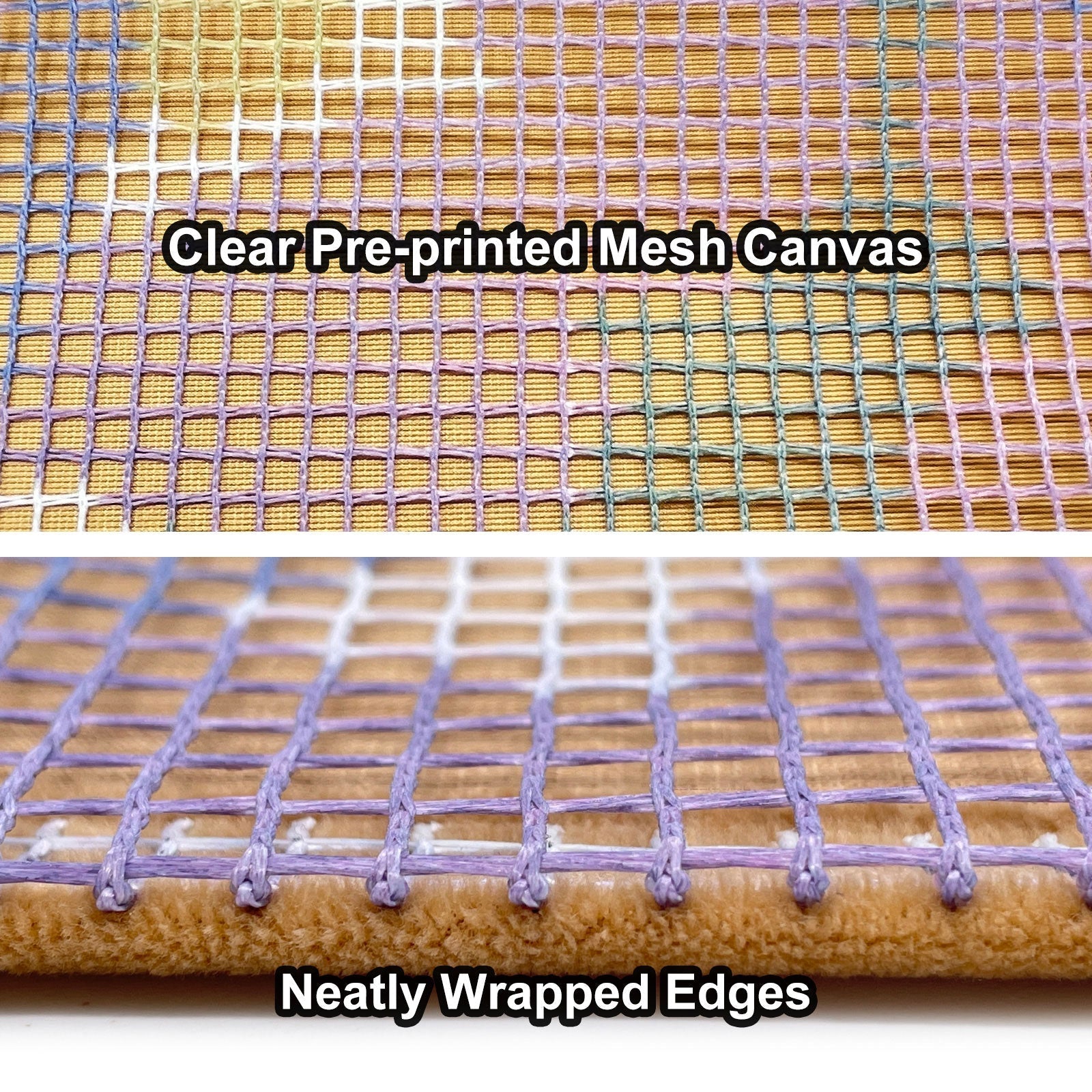 Butterfly & Flowers Latch Hook Pillow Kit